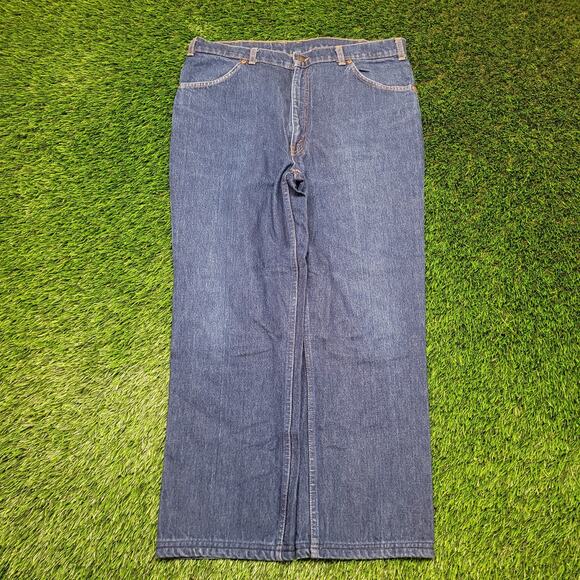 Vintage 80s Levis 619 Orange Tab Jeans Mens 37x28 Made in Canada - Picture 1 of 10